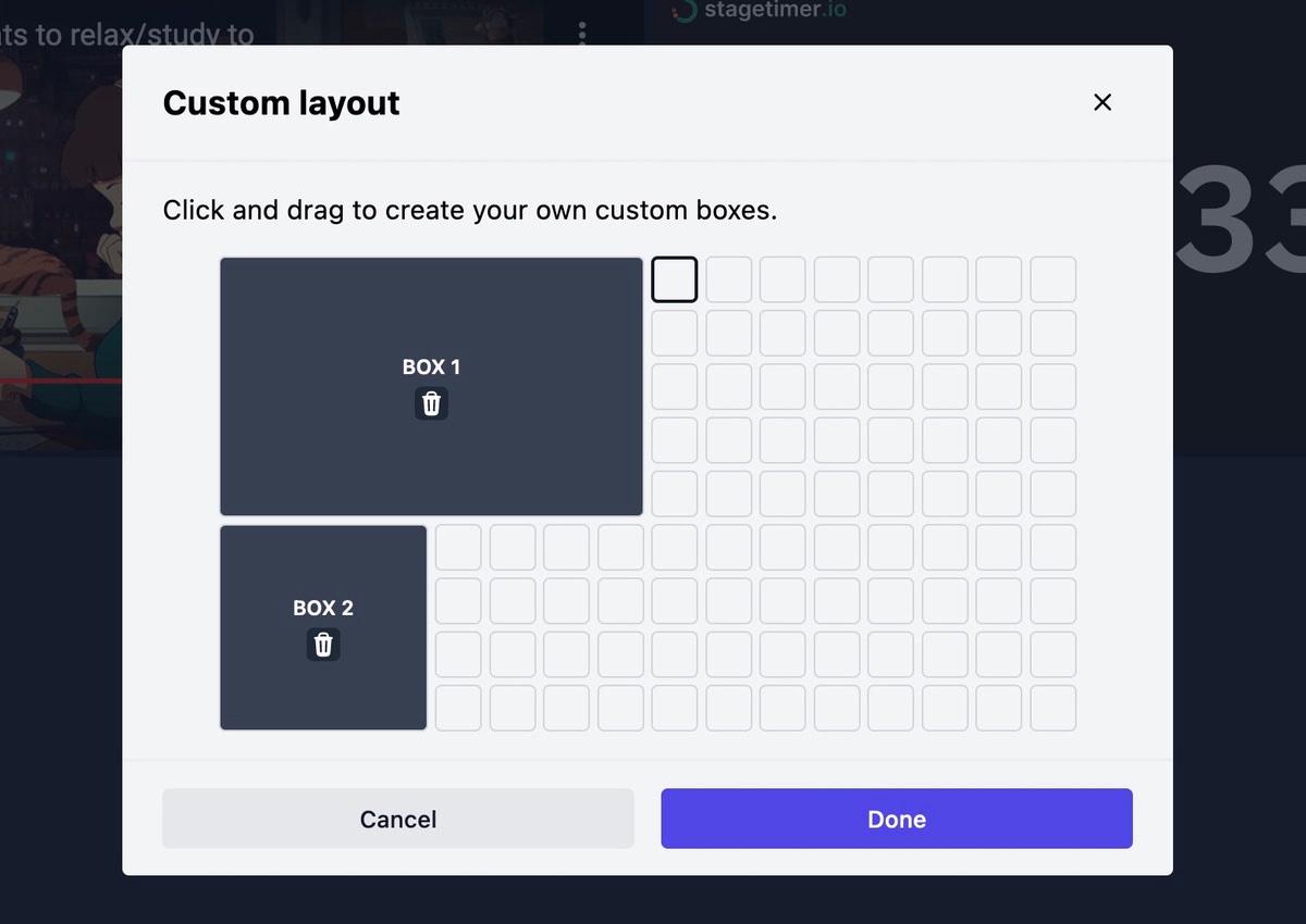 Create your own custom layout