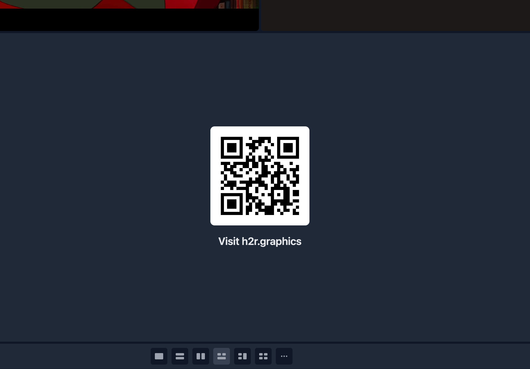 QR Code module on the dashboard